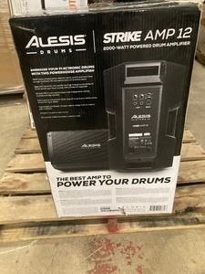 lot 31 image: Alesis Strike Amp 12 Powered Drum Amplifier Costumer returns See Pics