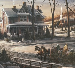 lot 15 image: Homeward Bound Framed Print by Terry Redlin