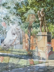 lot 54 image: Parade of Honor Limited Edition Artist Proof Unframed Print by Charles L. Peterson