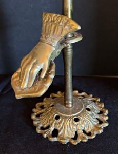 lot 69 image: Vintage Brass Hand Towel Holder