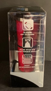 lot 80 image: Stainless steel 12V Digital Heated Mug