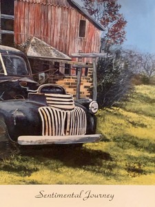 lot 81 image: Pretty Unframed Signed and Numbered Print, Sentimental Journey