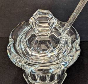 lot 6 image: Baccarat Crystal Jam Jar