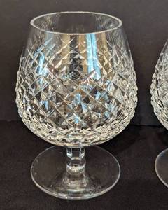lot 8 image: Pair of Waterford Crystal Alana Brandy Snifters