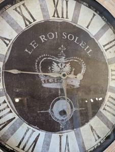 lot 109 image: Rustic Style Wall Clock