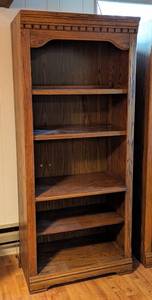 lot 129 image: Wooden Bookshelf