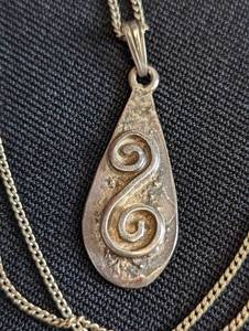 lot 137 image: Sterling Silver Pendant and Chain