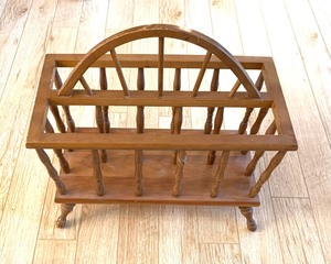 lot 149 image: Two Amazing Vintage Mid-Century Magazine Holders