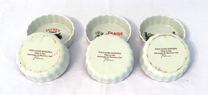 lot 154 image: Vintage Williams Sonoma Harvest Market Tart Dishes Designed by Rosanna Toso, Set Of Six