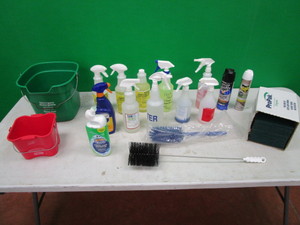 lot 50 image: Misc. Cleaning Products
