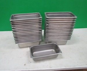 lot 53 image: (31) 13 SS Food Pans 4 Deep