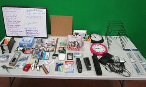 lot 91 image: Misc. Office Supplies