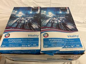 5000 Sheets of Vitality Multipurpose Printer Paper - 8.5 x 14