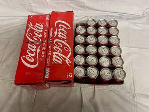 2 Cases of Coca-Cola and 23 Cans of Coke Zero Mini Cans