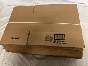 14 x 8 x 6 Card Board Boxes - 25ct
