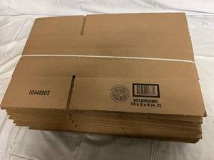 14 x 8 x 6 Card Board Boxes - 25ct