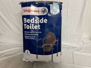 Walgreen Bedsied Toilet - Black