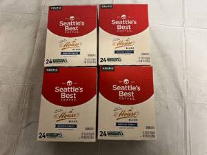 4 x 24 Packs of Seattles Best House Blend K Cups