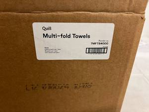 16 Packs of Multifold Paper Towels - 4000 Total