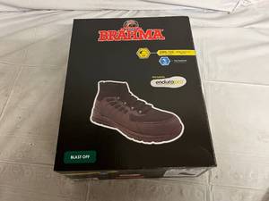 Brahma Steel Toe Work Boots - Size 10 - Black