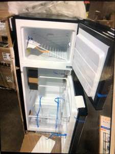 Vissani 7.1 cu. ft. Top Freezer Refrigerator in Stainless Steel Look Customer Returns See Pictures