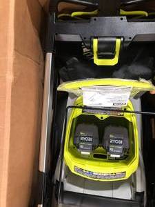 Ryobi 40V HP Brushless Whisper Series 21. in Walk Behind Self-Propelled All Wheel Drive Mower - (2) 6.0 Ah Batteries & Charger