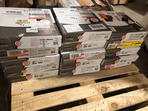 Lot of 15 Boxes TrafficMaster Carrara Marble 4 MIL x 12 in. W x 12 in. L Peel and Stick Water Resistant Vinyl Tile Flooring (30 sqftcase)
