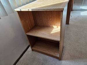 lot 34 image: Whitewash Bedroom Desk