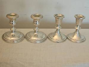 lot 11 image: Vintage Weighted Sterling Silver