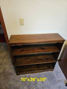 lot 77 image: Charming Primitive Half Bookcase