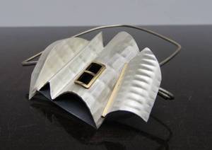 lot 56 image: Sculptural Modernist Sterling silver 