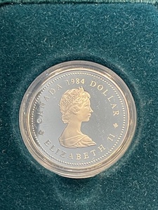lot 27 image: 1984 Canada Jacques Cartier Dollar