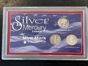 lot 34 image: Mercury Silver Dime Collection
