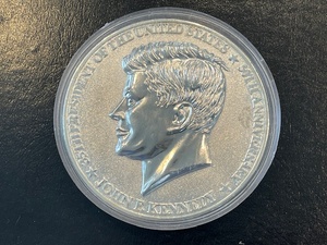 lot 41 image: John F. Kennedy 50th Anniversary Commemorative Medallion
