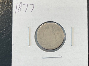 lot 56 image: 1877 Liberty Seated Dime