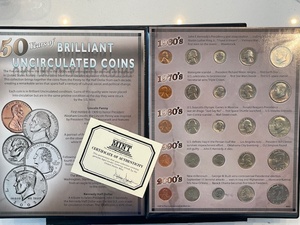 lot 63 image: 50 Years of Brilliant Uncirculated Coins