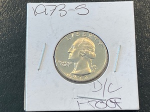 lot 72 image: 1973-S Washington Quarter Proof
