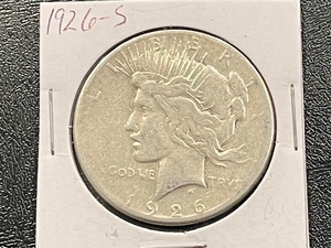 lot 12 image: 1926-S Peace Dollar