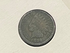 lot 13 image: 1892 Indian Head Cent