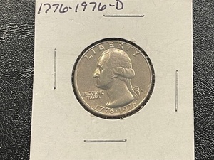 lot 15 image: 1976-D Bicentennial Washington Quarter