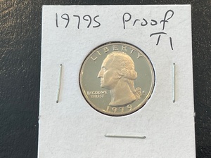 lot 84 image: 1979-S Washington Quarter Proof Type 1