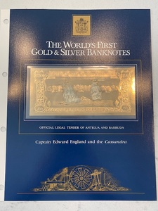 lot 93 image: Gold and Silver Banknote