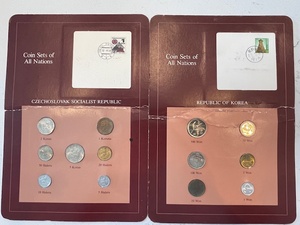 lot 95 image: Coin Sets of Korea and Czechoslovak Socialist Republic