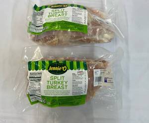 A. 2x Split Turkey Breasts average Weight 2.5lbs