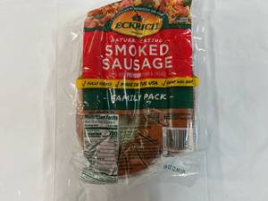 G. Eckrich Smoked Sausage-2.44lb Family Pack