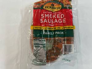 G. Eckrich Smoked Sausage-2.44lb Family Pack