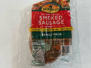 G. Eckrich Smoked Sausage-2.44lb Family Pack