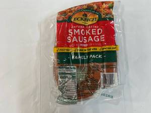 G. Eckrich Smoked Sausage-2.44lb Family Pack