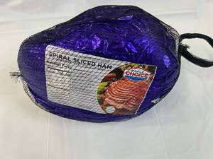 F. Spiral Sliced HamFully Cooked Avg. Wt. 10lbs