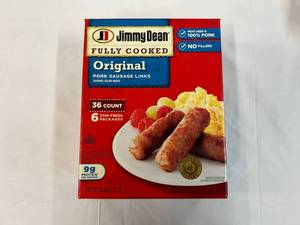 L. 36 Count Package Jimmy Dean Sausage Links